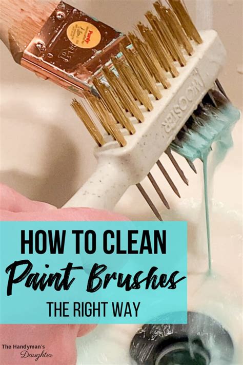 How to Clean a Paintbrush even if it's totally gunky