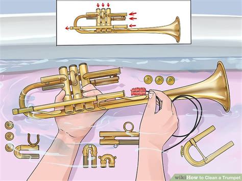 how to clean a trumpet correctly