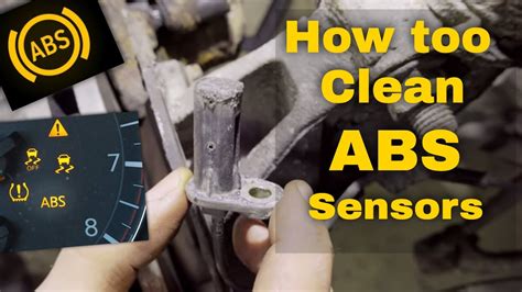 how to clean an abs sensor