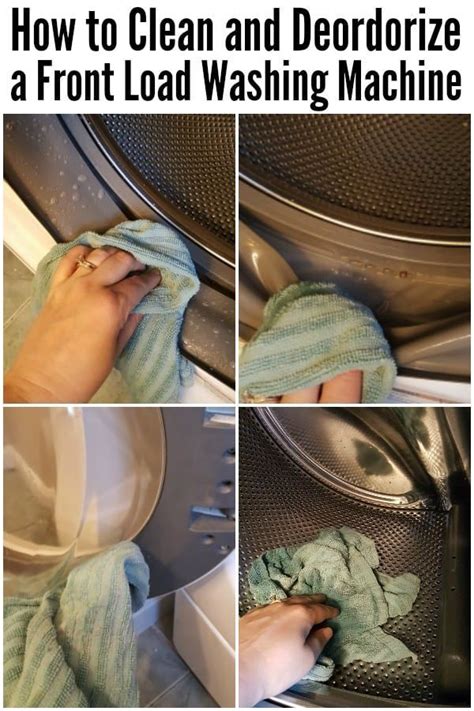 How To Clean And Deodorize Front Loading Washer