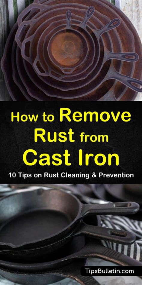 How To Clean And Remove Rust From Cast Iron