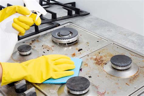 How To Clean Baked On Grease From Stainless Steel Stove Top