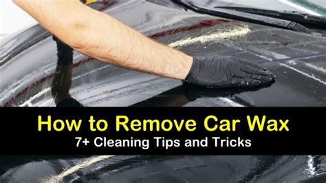 how to clean car wax off black plastic trim