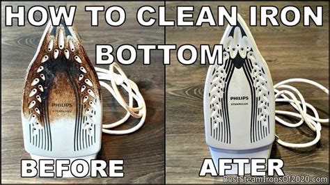 how to clean ceramic soleplate of steam iron