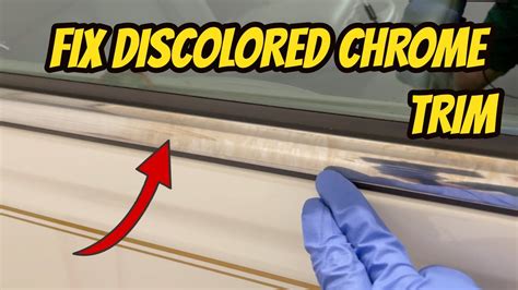 how to clean chrome trim on car