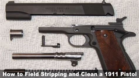 how to clean colt 1911