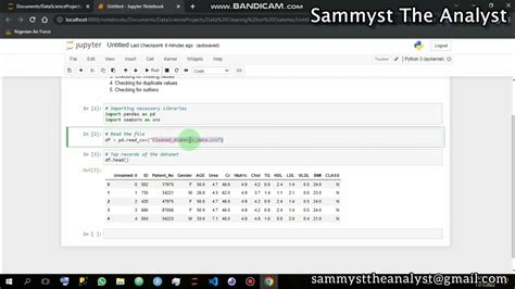 how to clean data in jupyter notebook