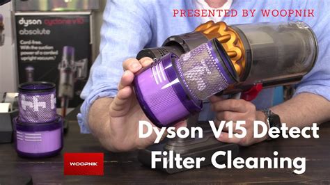 how to clean dyson v15 filter