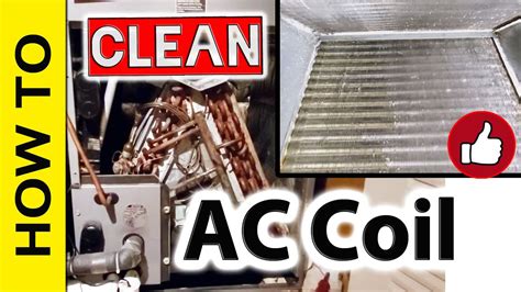 how to clean evaporator coils in attic