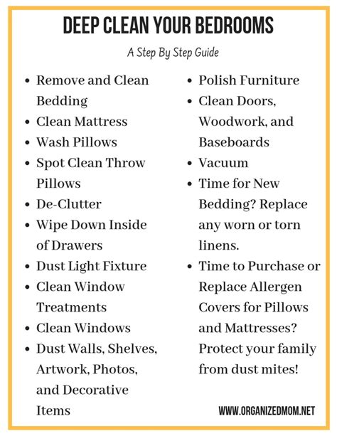 How To Clean Everything In Your Bedroom