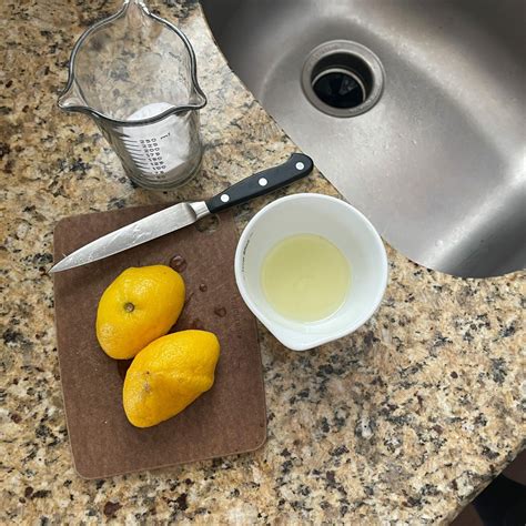 How To Clean Garbage Disposal Lemon