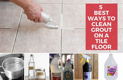 how to clean grout in kitchin floor tile