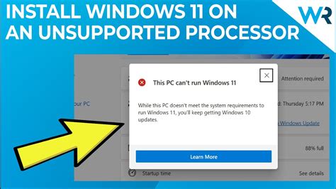 how to clean install windows 11 on unsupported processor