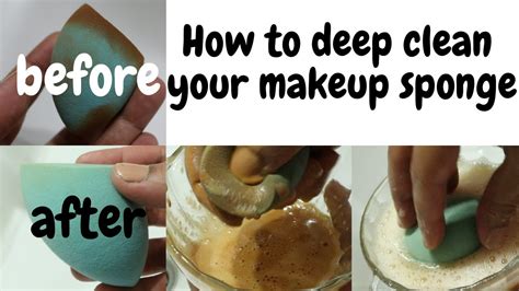 How To Clean Makeup Sponge Hack