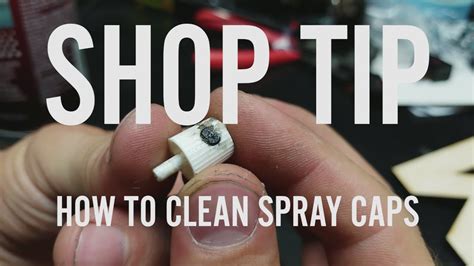 How To Clean Spray Caps