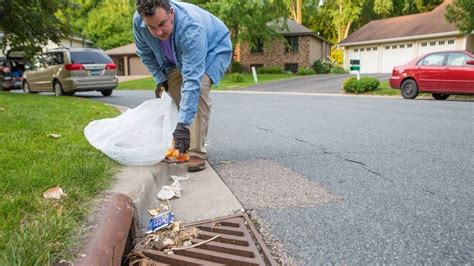 how to clean storm drains