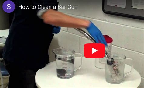 How To Clean The Inside Of A Soda Gun