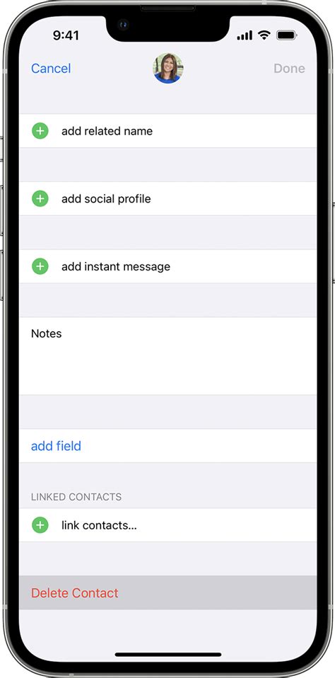 how to clean up contacts list on iphone