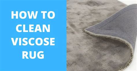 how to clean viscose pile rug