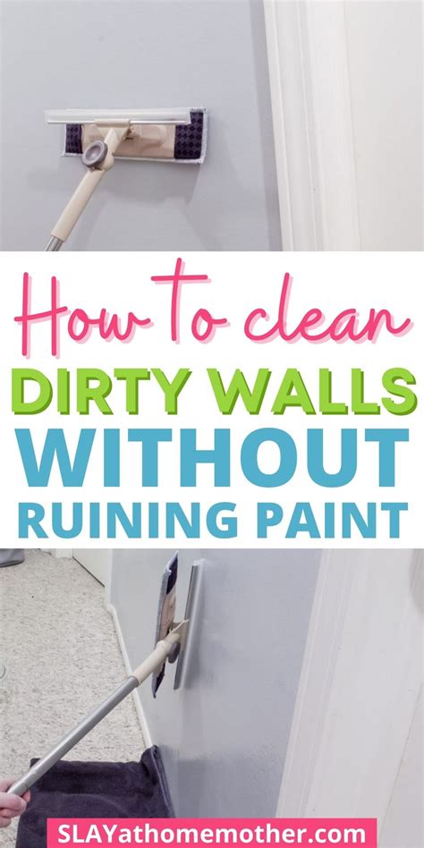 How to clean painted walls without leaving streaks. Video tells you the