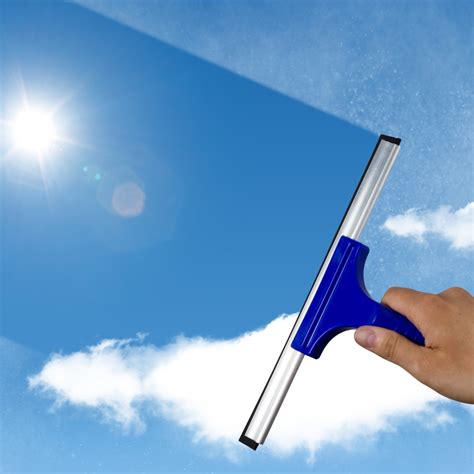 How To Clean Windows Using A Squeegee