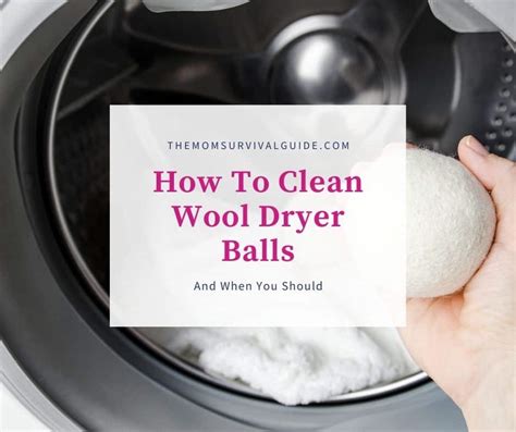 How To Clean Wool Balls