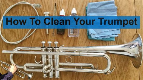 how to clean your trumpet at home