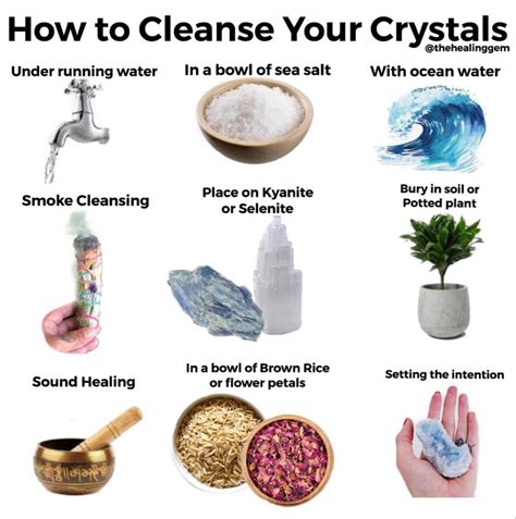 how to cleanse with crystals