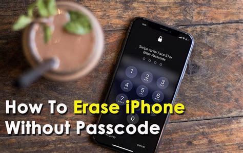 how to clear an iphone without passcode