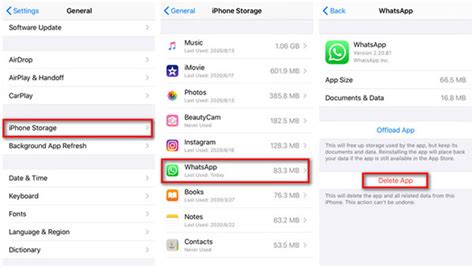 how to clear app data iphone 11
