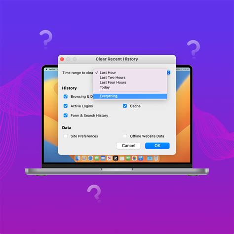 how to clear browser cache on mac mini