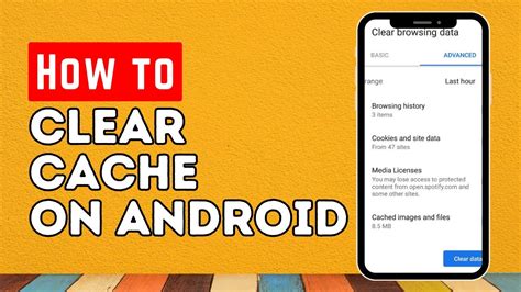 how to clear cache on android cell phone