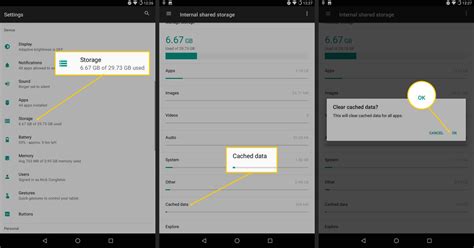 how to clear cache on android tv box