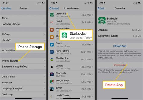 how to clear cache on iphone app store