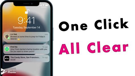 how to clear notifications from iphone home screen