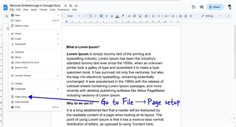 how to clear space on google docs