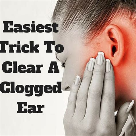 how to clear stopped up ears