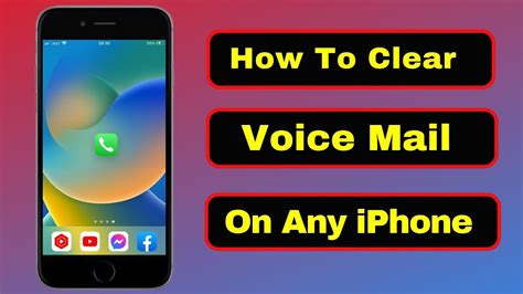 how to clear voicemail on iphone 16