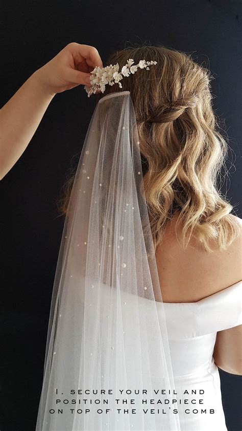 This How To Clip Bridal Veil Hair Down For Long Hair