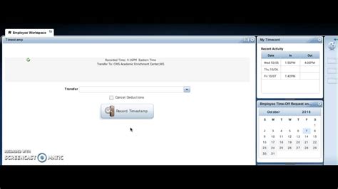 How To Clock In In Kronos