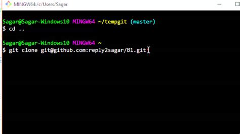 how to clone code from github using cmd