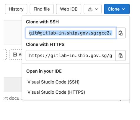 how to clone code from gitlab to visual studio