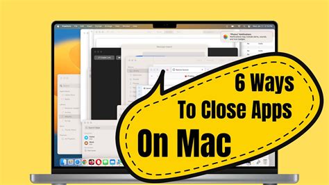 how to close a app in mac