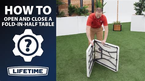 How To Close A Lifetime Folding Table