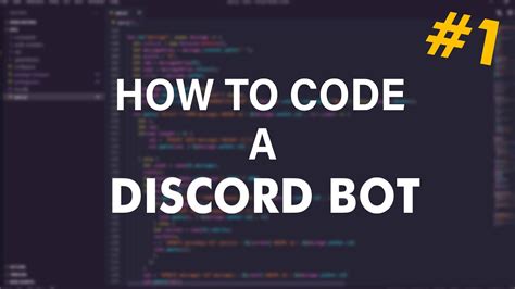 how to code a discord bot