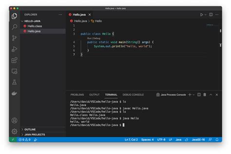 how to code in vs code java