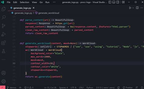 how to code python in visual studio 2022