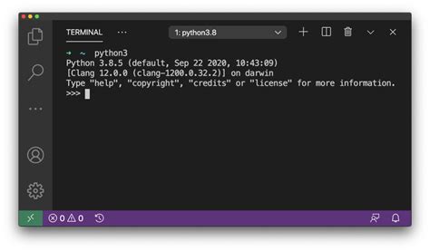 how to code python on terminal