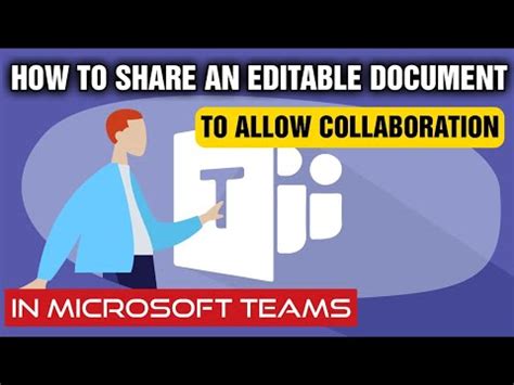 how to collaborate on documents in teams