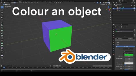 How To Color 3D Objects In Blender